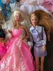 Lot Of 10 Vintage 1980 s And 1990 s Barbie Dolls With Clothes & Jewelry GUC