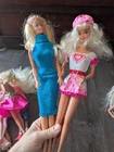 Lot Of 11 Vintage 1980 s And 1990 s Barbie Dolls With Clothes Jewelry 35th Anniv