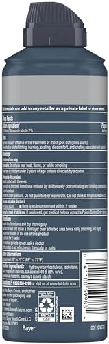 Lotrimin AF Jock Itch Powder Spray  Miconazole Nitrate 2    Treatment of Most Itch  4 6 Ounces  133 Grams  Spray Can  Pack 3 