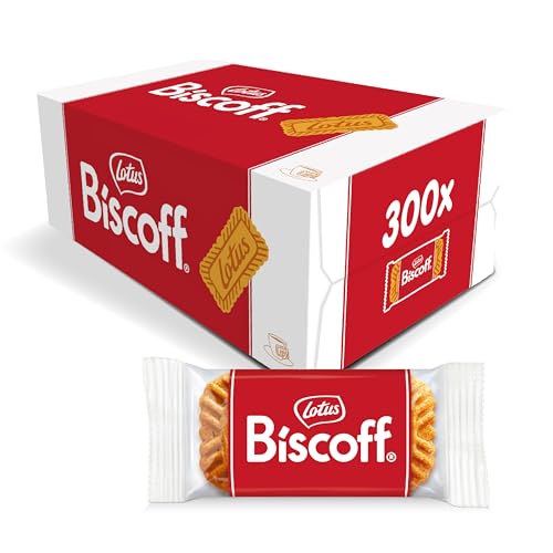 Lotus Biscoff Cookies   Caramelized Biscuit Cookies   300 Cookies Individually Wrapped   Vegan 0 2 Ounce  Pack of 300 
