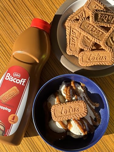 Lotus Biscoff   Spread Topping   Product of Europe  EXP  DATE   DD MM YY    Vegan   Biscoff Cookie Butter Syrup   2 2lb  Pack of 1    Non GMO