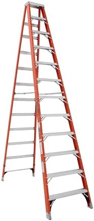 Escalera Louisville de 7 pies de Fibra de vidrio, capacidad de carga de 300 libras, Tipo IA, FS1507