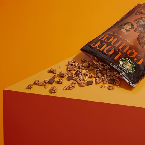 Love Crunch Organic Dark Chocolate & Peanut Butter Granola  26 4 oz  Pack of 6   Non GMO  Fair Trade  by Natures Path