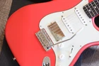 LsL Instruments Saticoy One B HSS Electric Guitar Fiesta Red Satin   OHSC