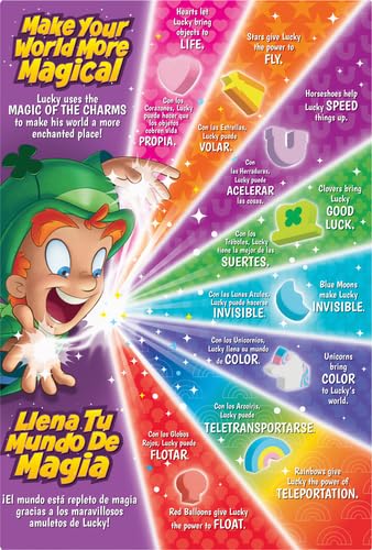 Lucky Charms Berry Swirl Breakfast Cereal with Marshmallows  Kids Breakfast Cereal  Made with Whole Grain  10 9 oz  Pack of 2 