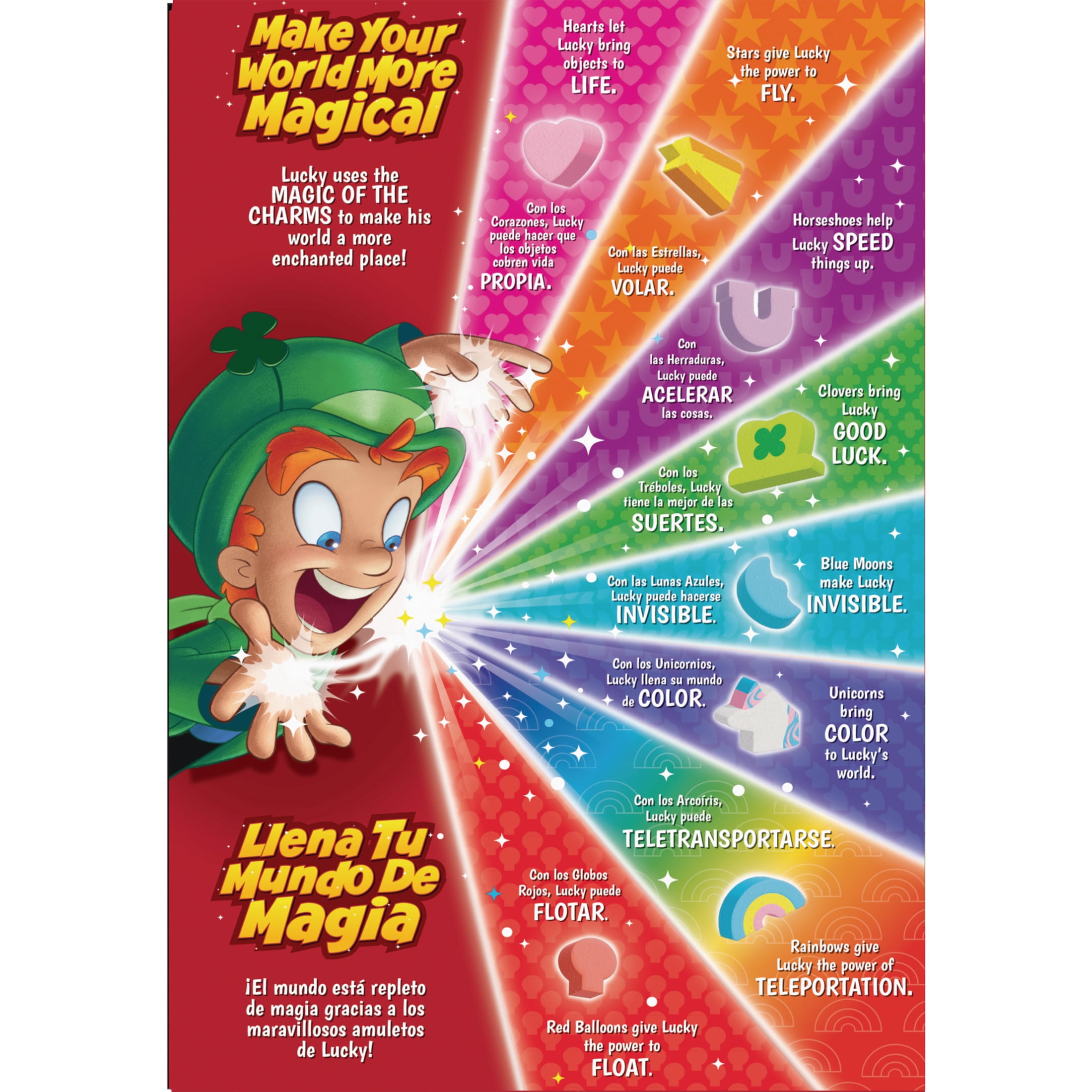 Lucky Charms Gluten Free Cereal with Marshmallows  Kids Cereal  Mega Size  26 1 oz