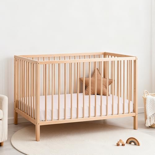 Lulu Moon Muslin Crib Sheets   Fitted Crib Mattress Sheets for Boys and Girl   28x 52  2 Pack