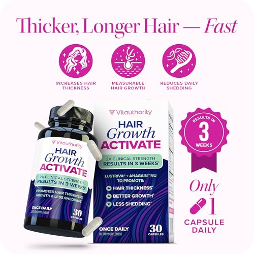 Lustriva Hair Growth Supplement for Women   Lustriva & DHT Blocker Vitamins for Thicker Fuller Locks Biotin Saw Palmetto Zinc & Copper   Reduce Shedding & Support Hair Loss for Men & Women 30 Capsules
