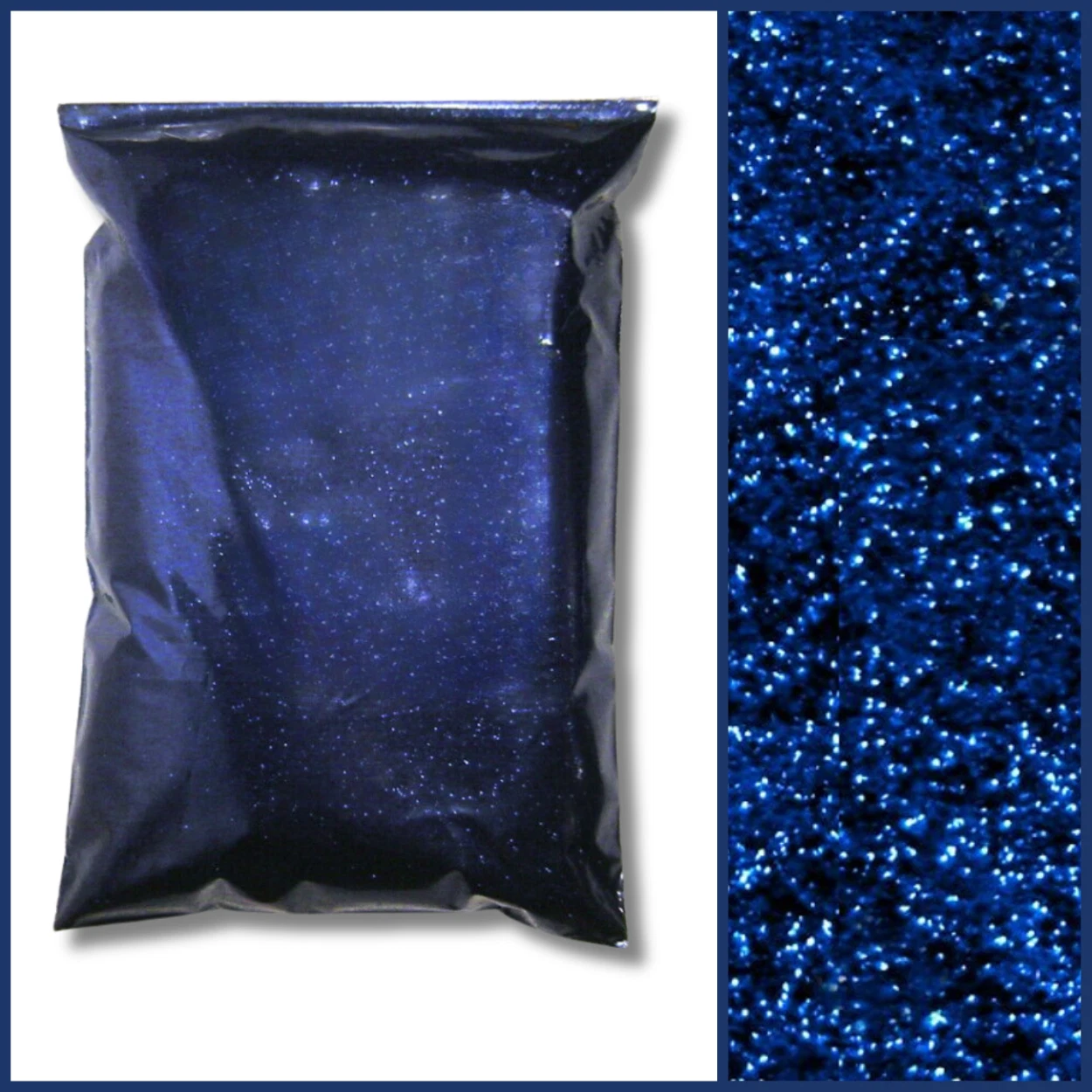 Luxe Cobalt Blue  008" Metal Flake  1 lb Fine Additive for Auto & Bike Paint