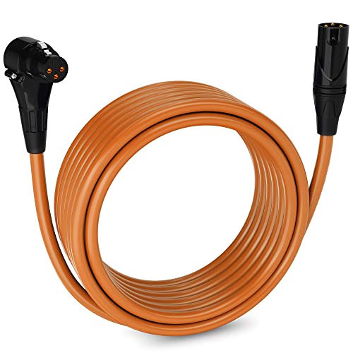 LyxPro 10 Feet XLR Microphone Cable Balanced Male to Female 3 Pin Mic Cord for Powered Speakers Audio Interface Professional Pro Audio Performance and Recording Devices   Pink