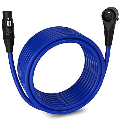 LyxPro 10 Feet XLR Microphone Cable Balanced Male to Female 3 Pin Mic Cord for Powered Speakers Audio Interface Professional Pro Audio Performance and Recording Devices   Pink