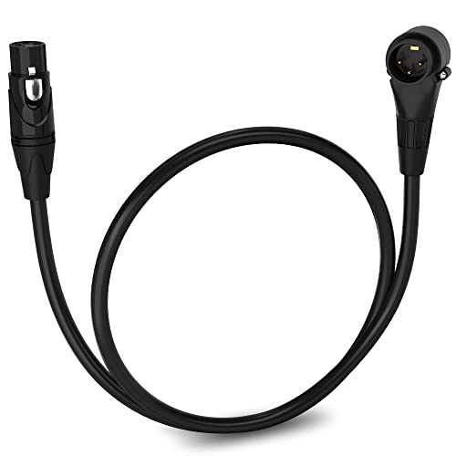 LyxPro 10 Feet XLR Microphone Cable Balanced Male to Female 3 Pin Mic Cord for Powered Speakers Audio Interface Professional Pro Audio Performance and Recording Devices   Pink