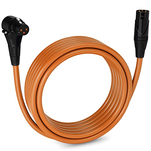 LyxPro 10 Feet XLR Microphone Cable Balanced Male to Female 3 Pin Mic Cord for Powered Speakers Audio Interface Professional Pro Audio Performance and Recording Devices   Pink