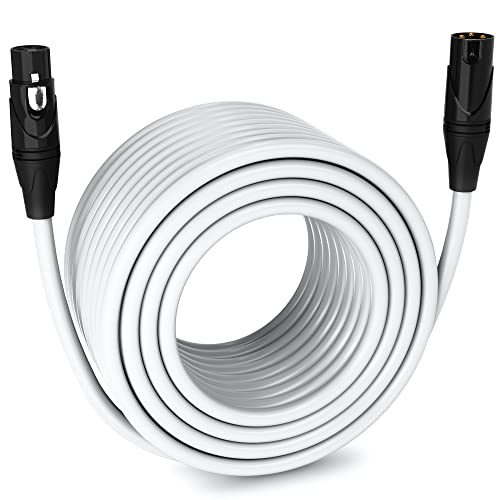 LyxPro 10 Feet XLR Microphone Cable Balanced Male to Female 3 Pin Mic Cord for Powered Speakers Audio Interface Professional Pro Audio Performance and Recording Devices   Pink