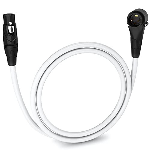 LyxPro 10 Feet XLR Microphone Cable Balanced Male to Female 3 Pin Mic Cord for Powered Speakers Audio Interface Professional Pro Audio Performance and Recording Devices   Pink