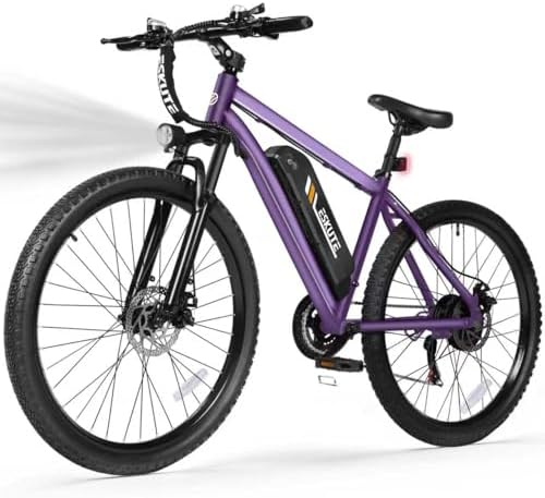 M200 Electric Bike for Adults   21 Speed Gear 27 5 Mountain E Bike  1200W Peak Brushless Motor 28MPH  48V 10 4Ah&13Ah Removable Battery  Up to 55 65 Miles Range  Step Over Commuter E MTB  NFC Unlock