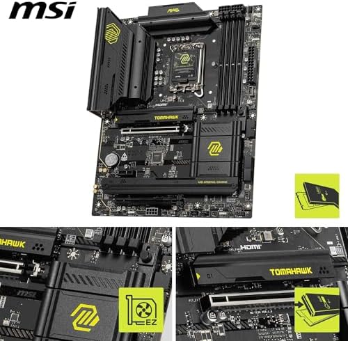 MAG B860 Tomahawk WiFi Motherboard  ATX   Supports Intel Core Ultra Processors  Series 2   LGA 1851   DDR5 Memory Boost 9200  MT/s OC  1 x PCIe 5 0 x16  1 x M 2 Gen5  5G LAN  Wi Fi 7
