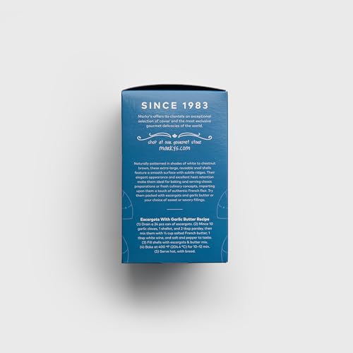 MARKYS Escargot Snails Empty Shells   36 pcs   Extra Large Escargot Shells   Premium Quality   Imported from France