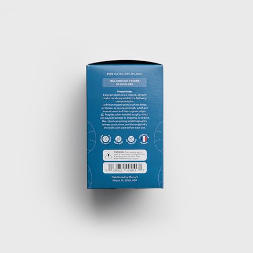 MARKYS Escargot Snails Empty Shells   36 pcs   Extra Large Escargot Shells   Premium Quality   Imported from France