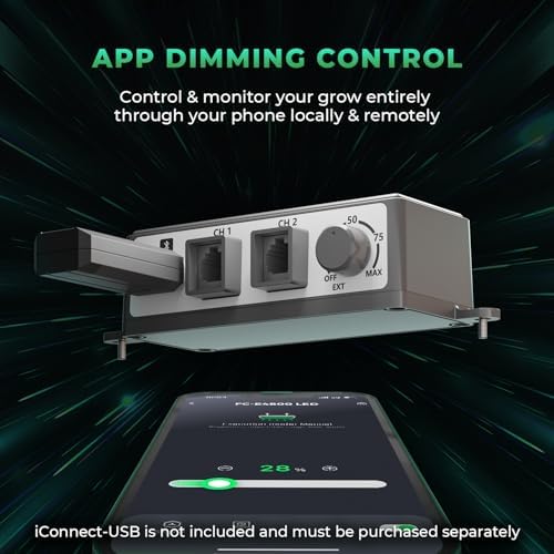 MARS HYDRO 2025 New Version FC E4800 Foldable LED Grow Light 4x4ft Full Spectrum Grow Light Bar 480Watt Plant Growing Light Remote Control