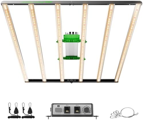 MARS HYDRO 2025 New Version FC E4800 Foldable LED Grow Light 4x4ft Full Spectrum Grow Light Bar 480Watt Plant Growing Light Remote Control