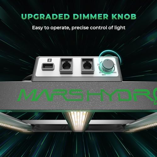 MARS HYDRO 2025 New Version FC E4800 Foldable LED Grow Light 4x4ft Full Spectrum Grow Light Bar 480Watt Plant Growing Light Remote Control