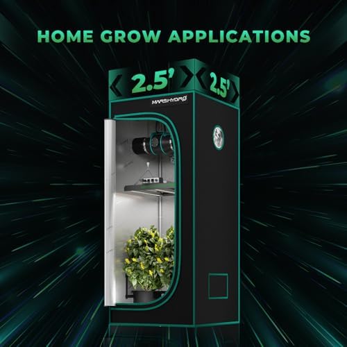 MARS HYDRO 2025 New Version FC E4800 Foldable LED Grow Light 4x4ft Full Spectrum Grow Light Bar 480Watt Plant Growing Light Remote Control