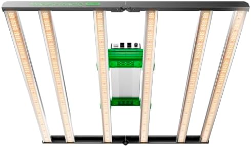 MARS HYDRO FC4800 Samsung LM301H EVO Bar LED Grow Light 4x4  1296 Diodes  with Smart Controller  480W Full Spectrum Foldable Dimmable Daisy Chain Commercial Growing Lights for Indoor Plants