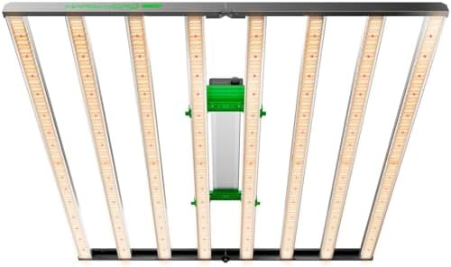 MARS HYDRO FC4800 Samsung LM301H EVO Bar LED Grow Light 4x4  1296 Diodes  with Smart Controller  480W Full Spectrum Foldable Dimmable Daisy Chain Commercial Growing Lights for Indoor Plants