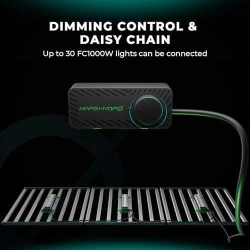 MARS HYDRO FC4800 Samsung LM301H EVO Bar LED Grow Light 4x4  1296 Diodes  with Smart Controller  480W Full Spectrum Foldable Dimmable Daisy Chain Commercial Growing Lights for Indoor Plants