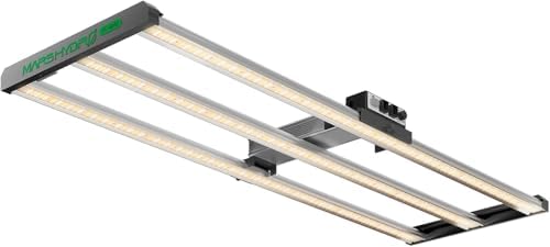 MARS HYDRO FC4800 Samsung LM301H EVO Bar LED Grow Light 4x4  1296 Diodes  with Smart Controller  480W Full Spectrum Foldable Dimmable Daisy Chain Commercial Growing Lights for Indoor Plants