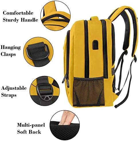 MATEIN Business Laptop Backpack  15 6 Inch Travel Laptop Bag Rucksack with USB Charging Port  Water Resistant Bag Daypack for Work College Computer Men Women Backpack  Black