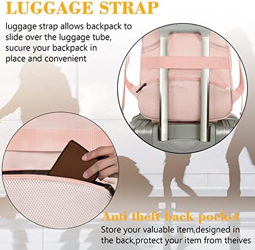 MATEIN Business Laptop Backpack  15 6 Inch Travel Laptop Bag Rucksack with USB Charging Port  Water Resistant Bag Daypack for Work College Computer Men Women Backpack  Black