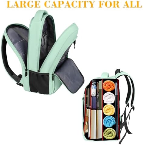 MATEIN Business Laptop Backpack  15 6 Inch Travel Laptop Bag Rucksack with USB Charging Port  Water Resistant Bag Daypack for Work College Computer Men Women Backpack  Black