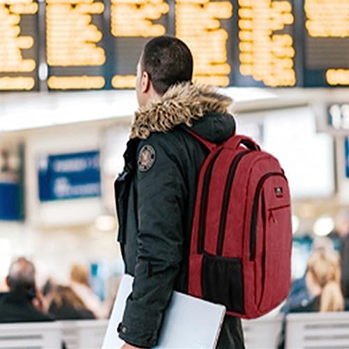 MATEIN Business Laptop Backpack  15 6 Inch Travel Laptop Bag Rucksack with USB Charging Port  Water Resistant Bag Daypack for Work College Computer Men Women Backpack  Black