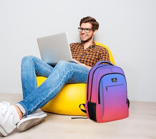 MATEIN Business Laptop Backpack  15 6 Inch Travel Laptop Bag Rucksack with USB Charging Port  Water Resistant Bag Daypack for Work College Computer Men Women Backpack  Black