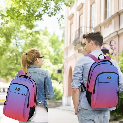 MATEIN Business Laptop Backpack  15 6 Inch Travel Laptop Bag Rucksack with USB Charging Port  Water Resistant Bag Daypack for Work College Computer Men Women Backpack  Black