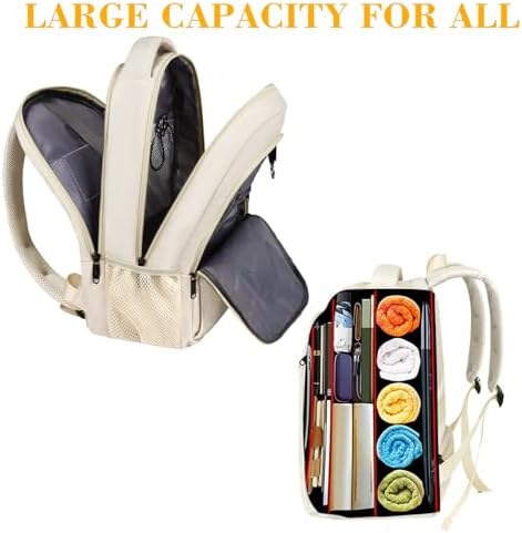 MATEIN Business Laptop Backpack  15 6 Inch Travel Laptop Bag Rucksack with USB Charging Port  Water Resistant Bag Daypack for Work College Computer Men Women Backpack  Black