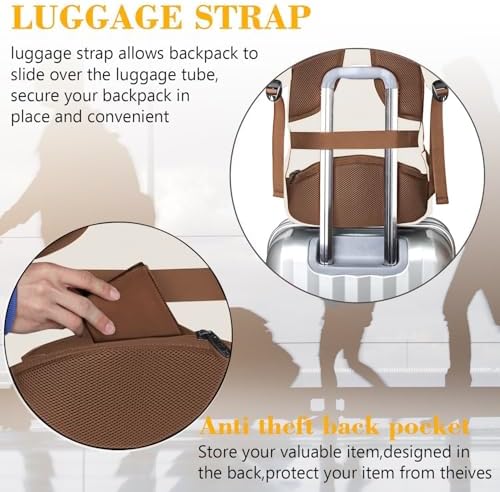 MATEIN Business Laptop Backpack  15 6 Inch Travel Laptop Bag Rucksack with USB Charging Port  Water Resistant Bag Daypack for Work College Computer Men Women Backpack  Black