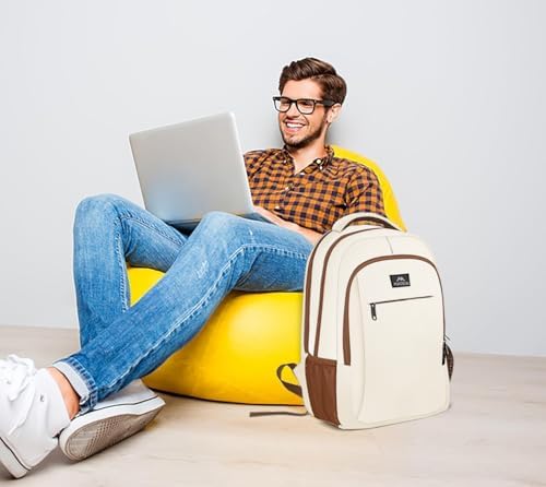 MATEIN Business Laptop Backpack  15 6 Inch Travel Laptop Bag Rucksack with USB Charging Port  Water Resistant Bag Daypack for Work College Computer Men Women Backpack  Black