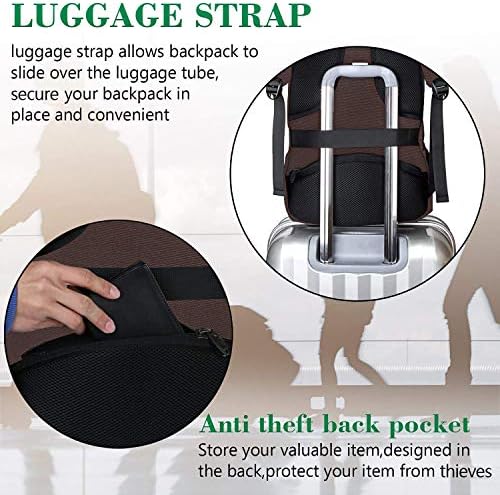 MATEIN Business Laptop Backpack  15 6 Inch Travel Laptop Bag Rucksack with USB Charging Port  Water Resistant Bag Daypack for Work College Computer Men Women Backpack  Black