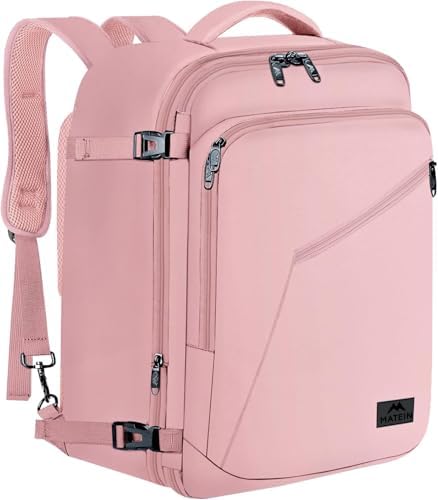 MATEIN Extra Large Mens Travel Backpack Carry on  Expandable Traveling Backpack for Men Airline Approved  Water Resistant Business Casual Daypack  Traveler Gift  Blue