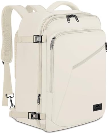 MATEIN Extra Large Mens Travel Backpack Carry on  Expandable Traveling Backpack for Men Airline Approved  Water Resistant Business Casual Daypack  Traveler Gift  Blue