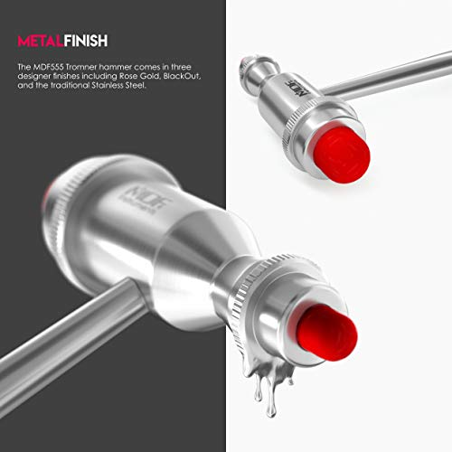 MDF Instruments  Tromner Neurological Reflex Hammer with Pointed tip Handle for cutaneous and Superficial responses   Free Parts for Life & Lifetime Warranty   Red  MDF555 02 