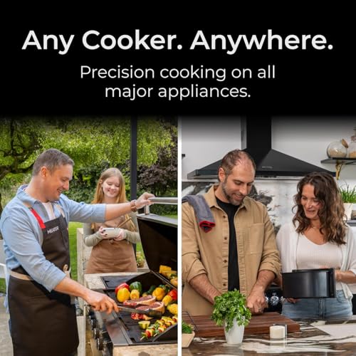 MEATER Pro  Smart Bluetooth Wireless Meat Thermometer Digital   1000 F Heat Resistance   Long Range   Certified Accuracy   BBQ  Oven  Grill  Smoker  Air Fryer  Deep Fryer