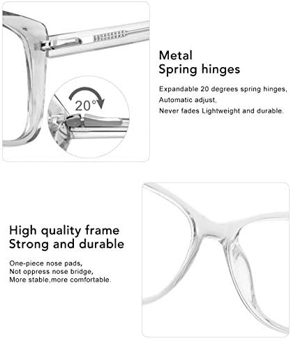 MEETSUN Blue Light Blocking Glasses for Women Anti Eyestrain Filter Blue Ray Oversized Computer Game Glasse