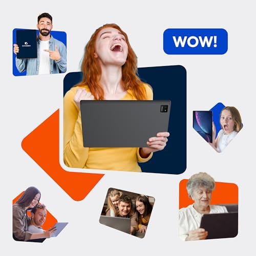 MESWAO 15 6 Inch Android 14 Tablet  2025 Large Tablet with1080 IPS HD Display Big Screen  8 Core  6GB 128GB  Support 1TB TF Card  12000mAh Long Lasting Battery for Movie/Work Space Gray