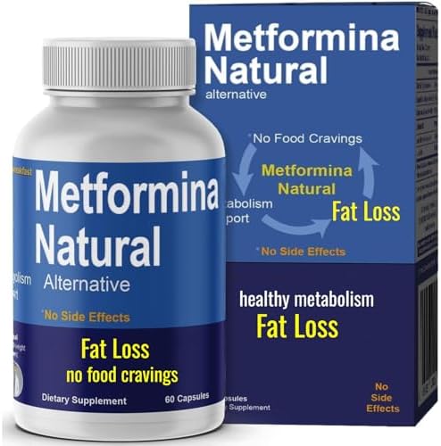 METFORMINA Natural   Weight Loss Aid   Metabolism Support   Dr Salomon  60 Capsules 