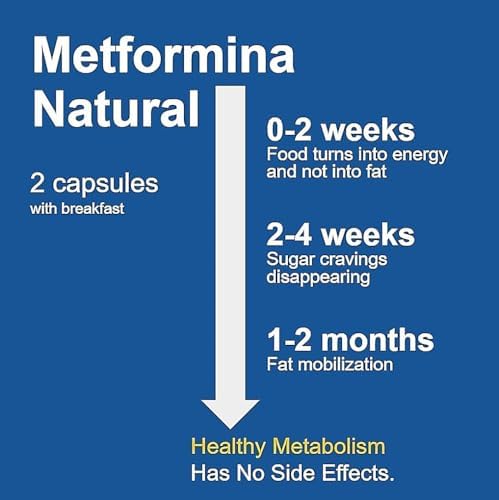 METFORMINA Natural   Weight Loss Aid   Metabolism Support   Dr Salomon  60 Capsules 