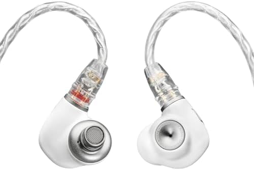 MEZE AUDIO ALBA   Wired Earbuds in Ear Monitor Headphones for Audiophiles   USB C Adapter Included   Smartphone Compatible   Noise Isolating   Ergonomic Metal Chassis